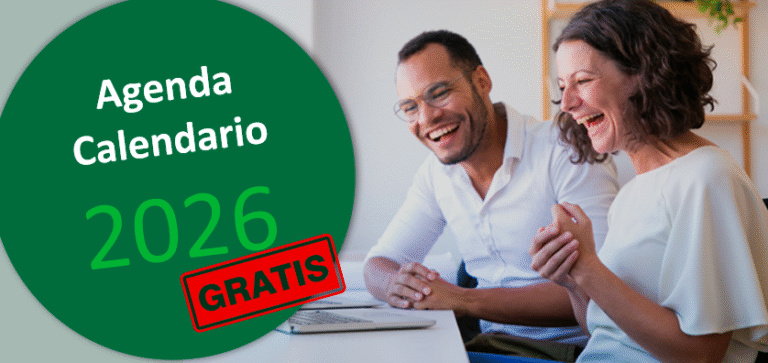 ¡Descarga la Agenda Calendario 2026 en Excel, gratis!